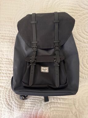 Herschel Supply Company Black Canvas Little America Backpack